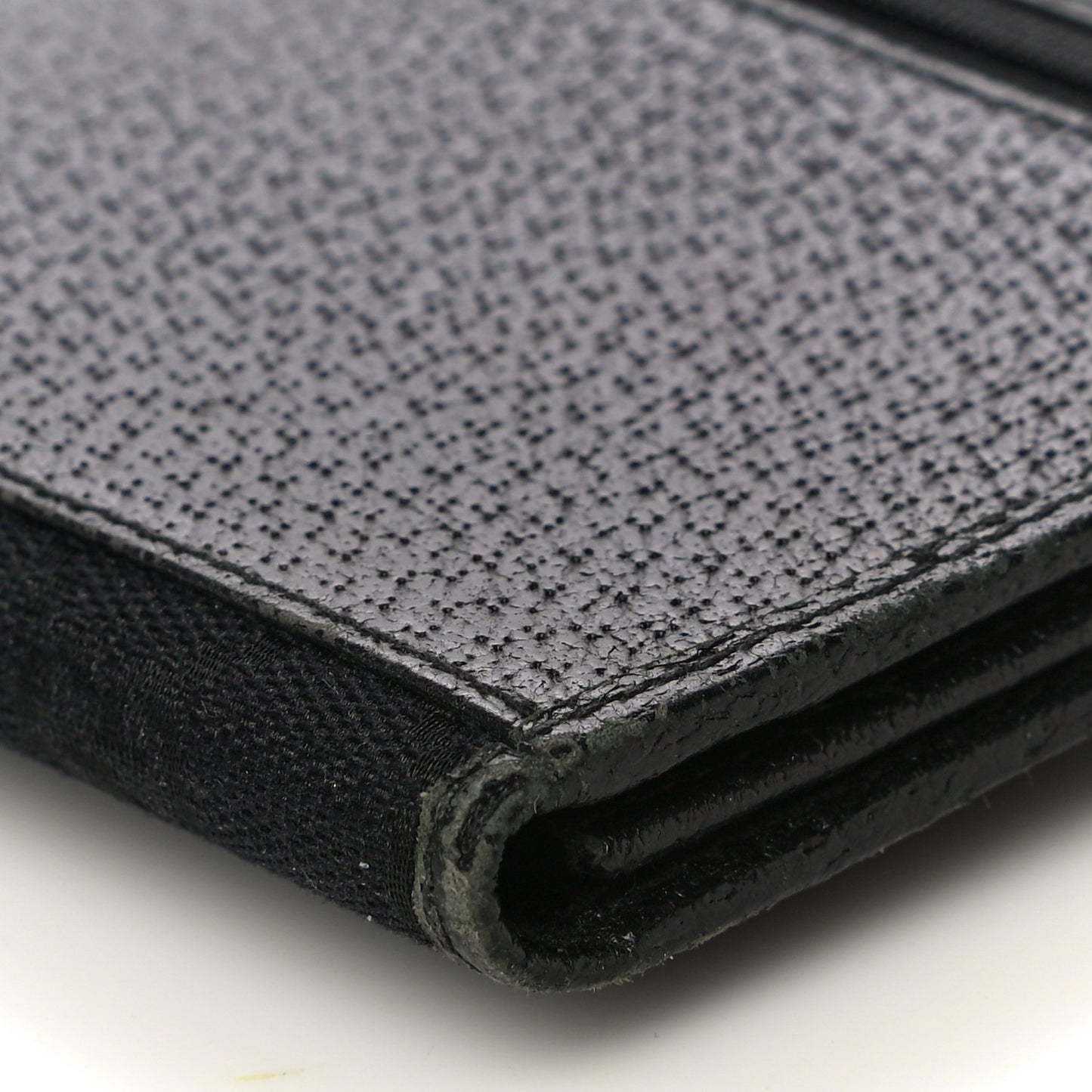 Monogram Grained Calfskin Ladies Web Continental Wallet Black