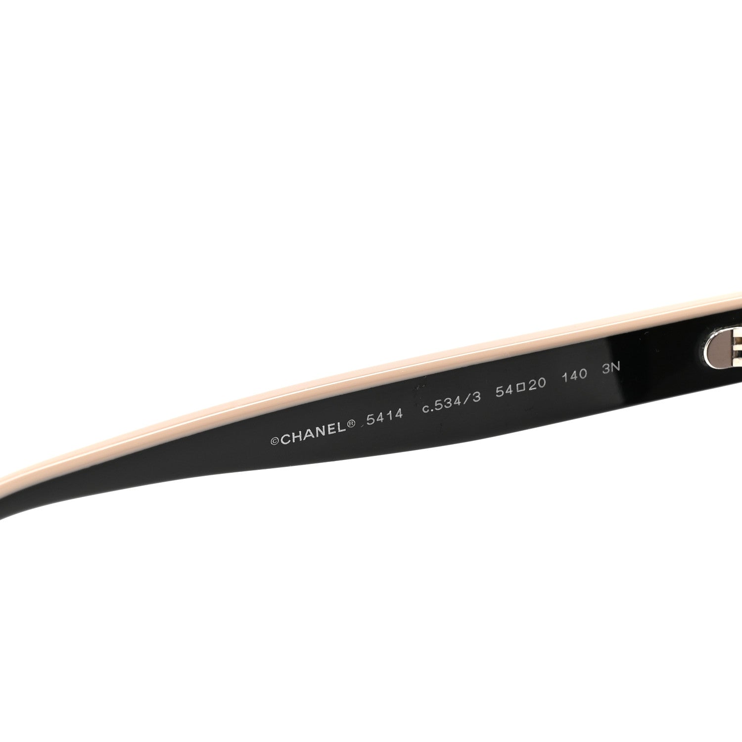 Chanel Acetate CC Butterfly Sunglasses 5414 Black Beige 5 of 7