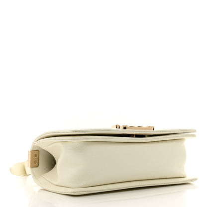 Chanel Caviar Quilted Small Boy Flap White 4 of 11