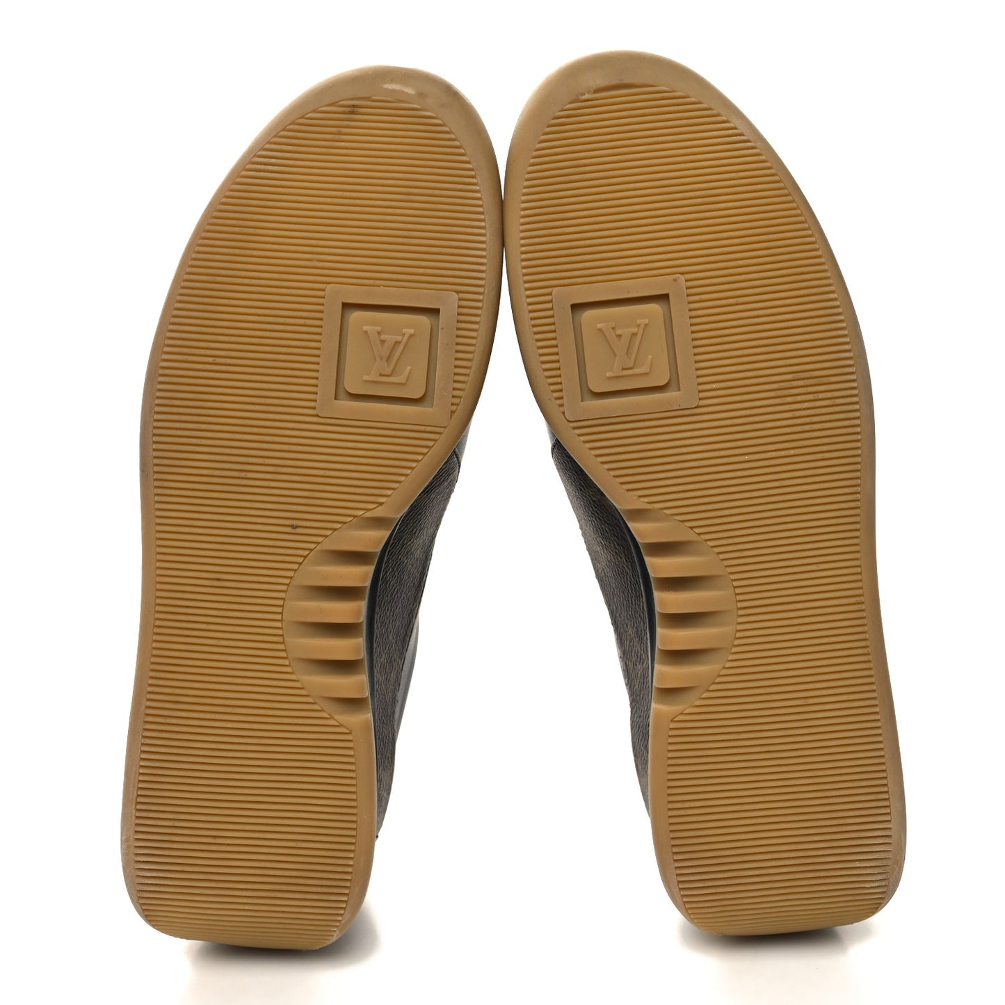 X SUPREME Calfskin Monogram Sneakers 7 Black