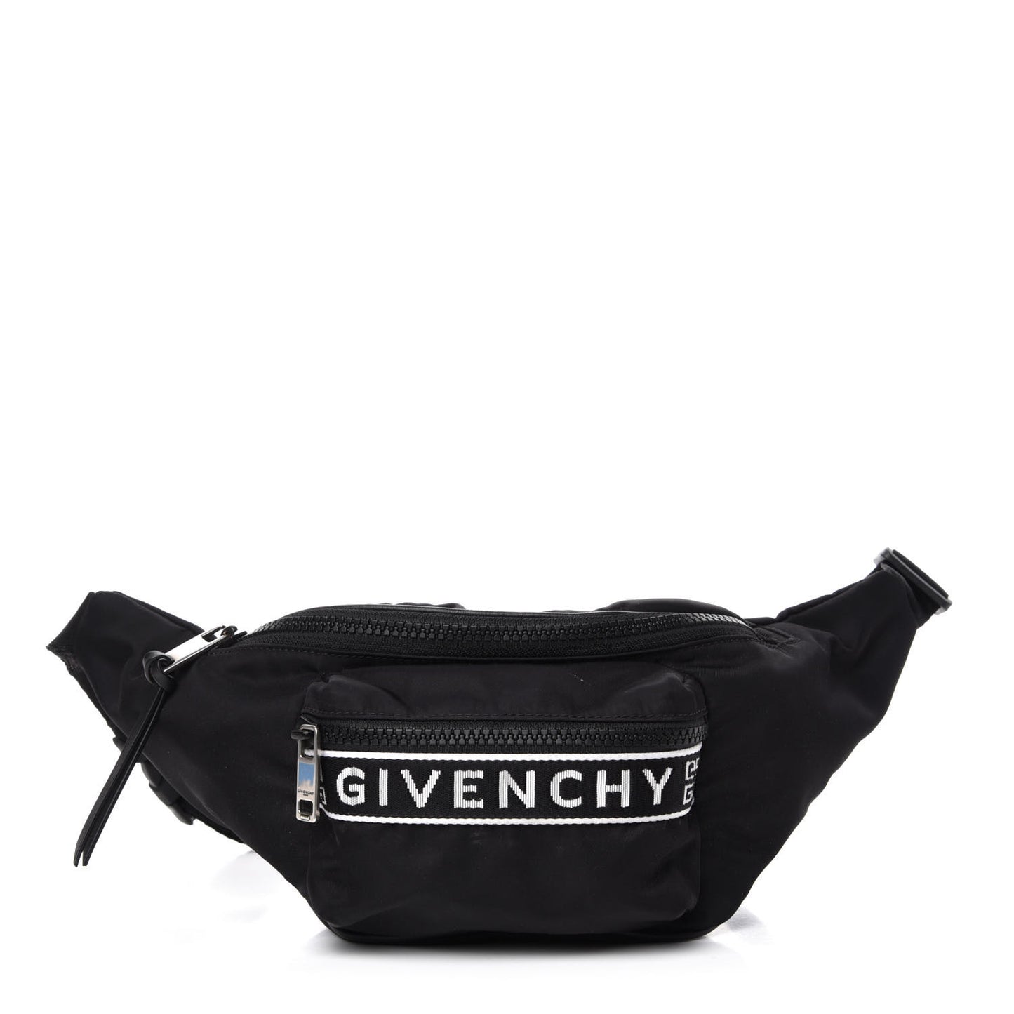 Nylon Light 3 Bum Bag Black White