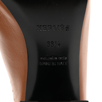 Hermes Calfskin Trot Mules 38.5 8 of 9