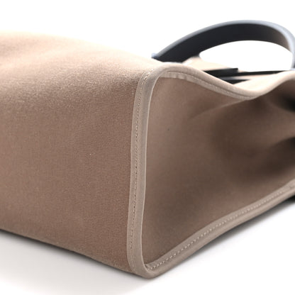 Hermes Toile Officier Vache Hunter Herbag Zip 31 PM Etoupe Bleu Indigo 11 of 11