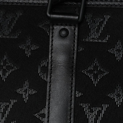Louis Vuitton Jacquard Monogram Light Up Keepall Bandouliere 50 Black 24 of 28