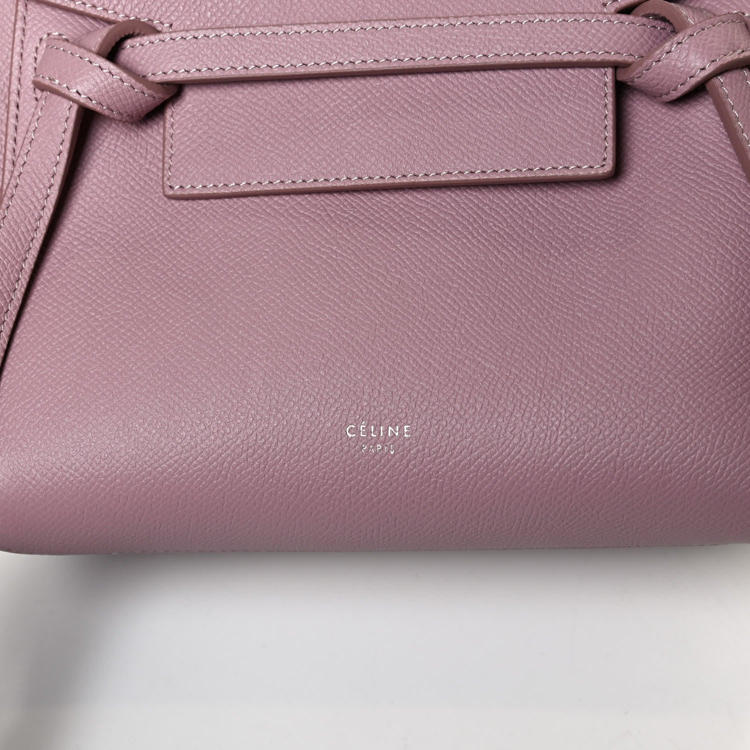 Celine Grained Calfskin Nano Belt Bag Antique Rose 6 of 11
