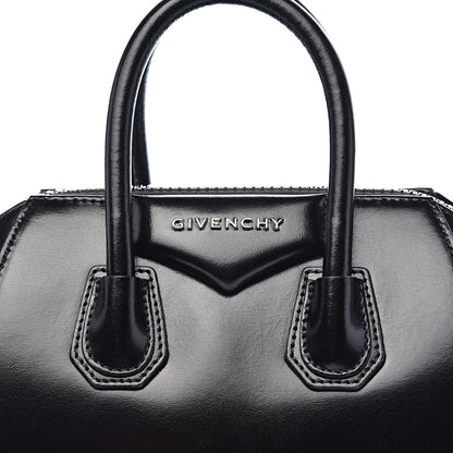 Givenchy Shiny Lord Calfskin Mini Antigona Black 10 of 10