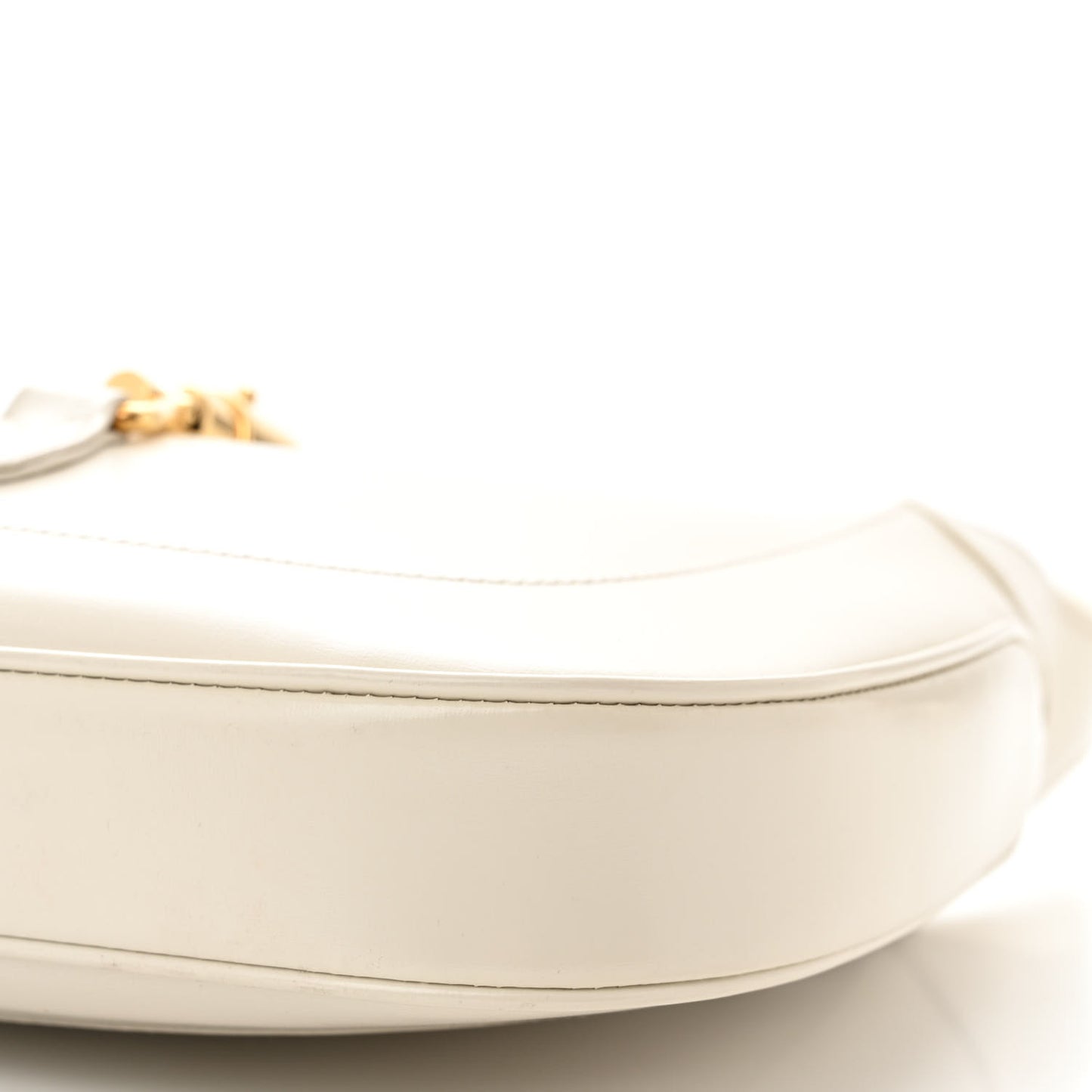 Boarded Dyana Lux Calfskin Small Jackie 1961 Hobo Mystic White