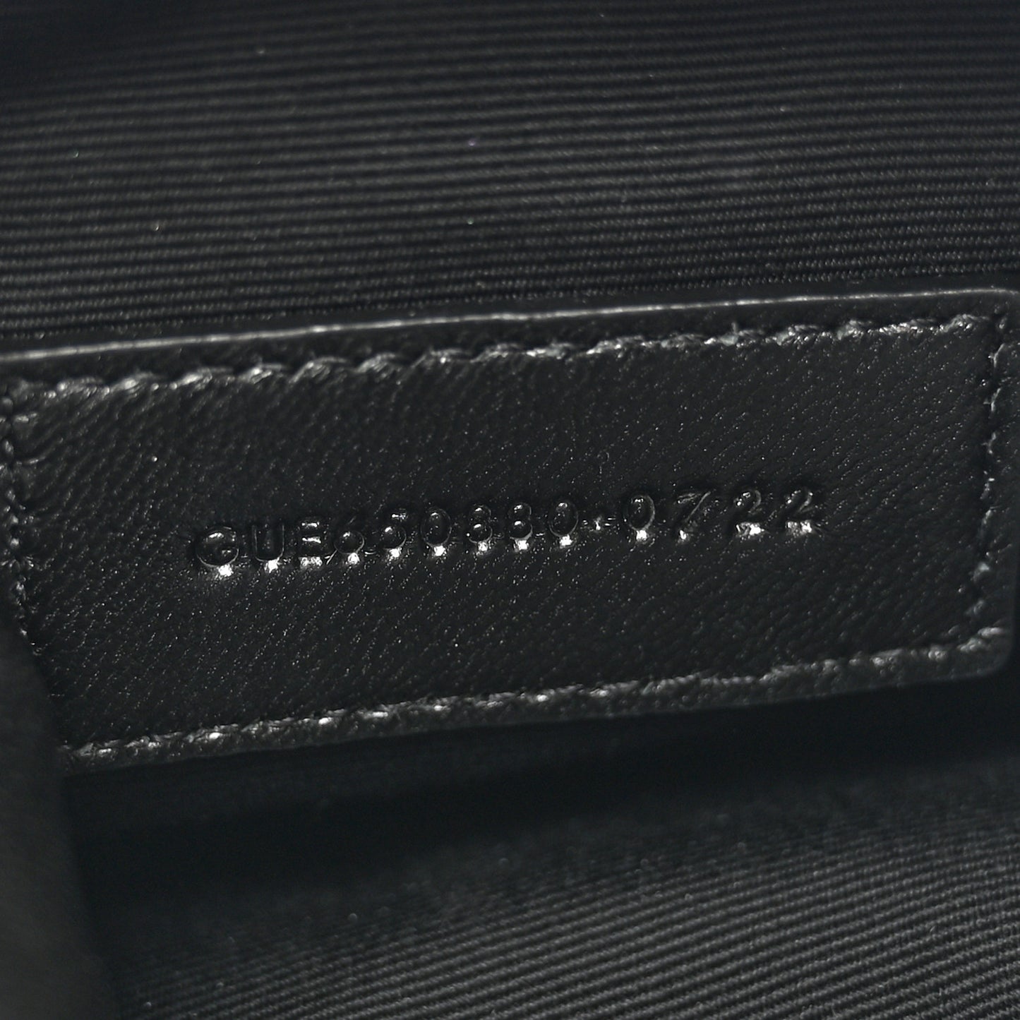 Lambskin Monogram Loulou Puffer Pouch Clutch Black