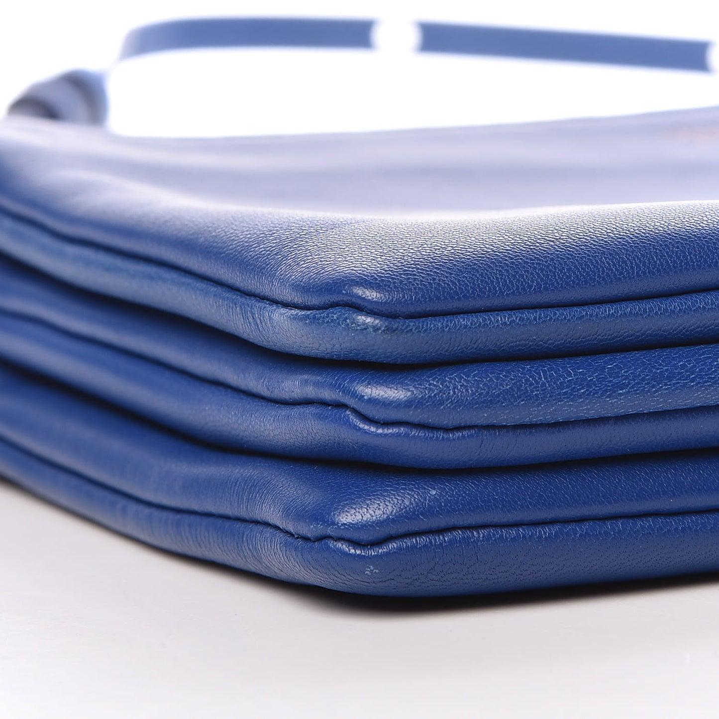 Lambskin Small Trio Crossbody Bag Violet Blue