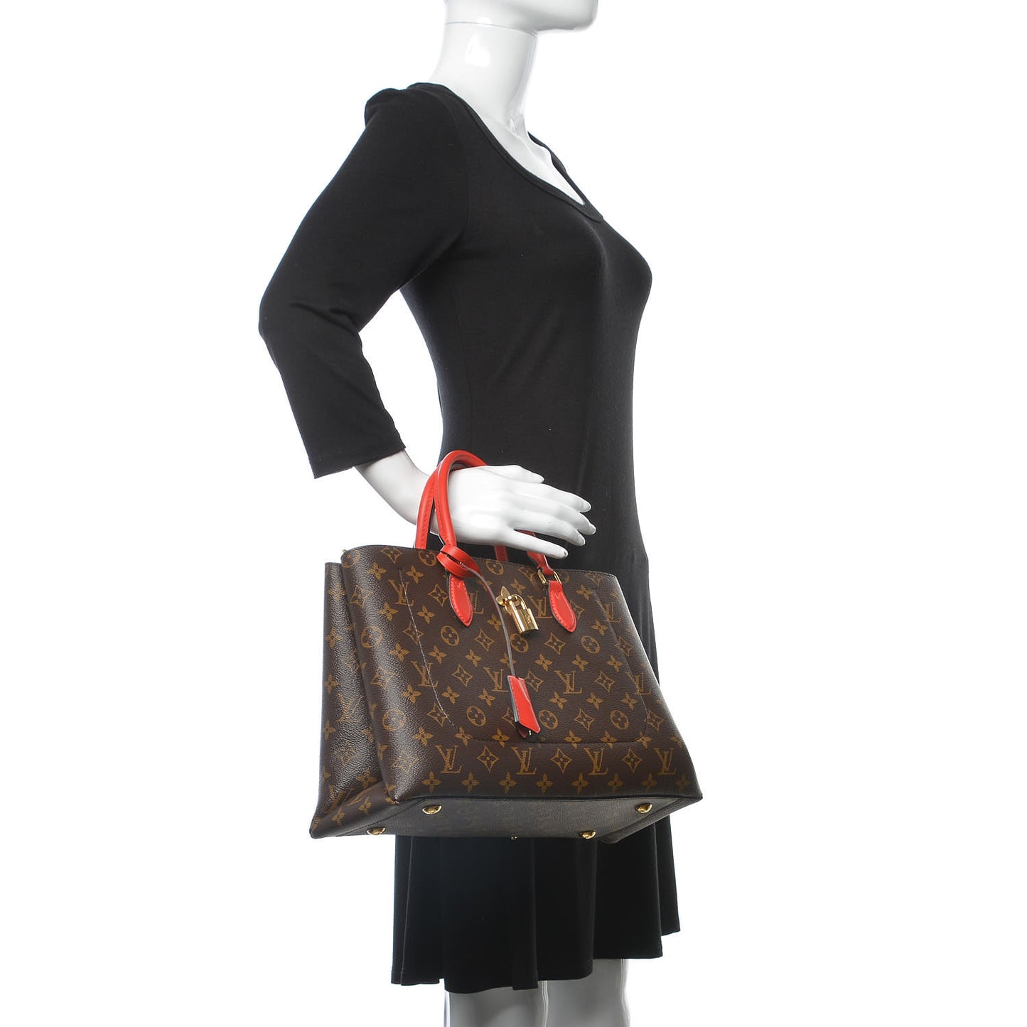 Monogram Flower Tote Coquelicot