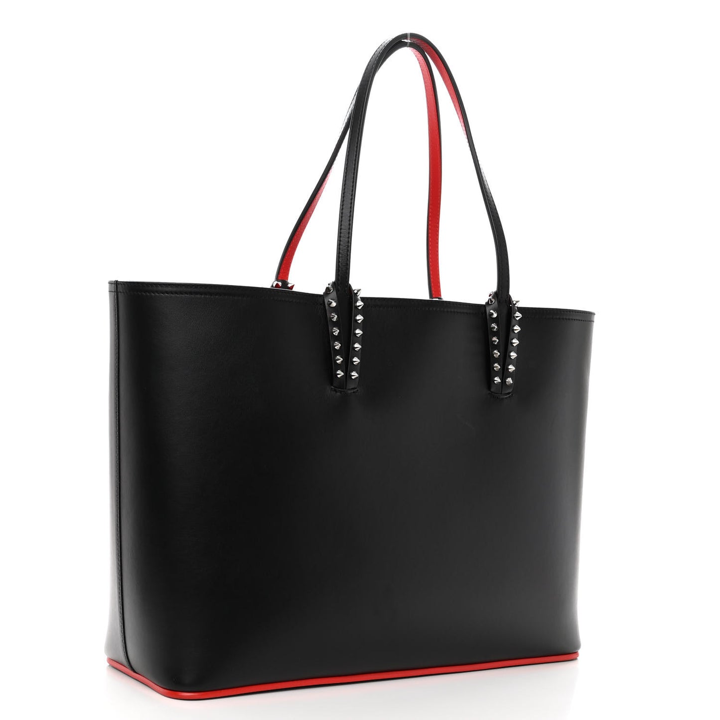 Calfskin In Love East West Cabata Tote Black Multicolor