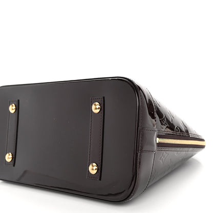 Louis Vuitton Vernis Alma MM Amarante 9 of 11