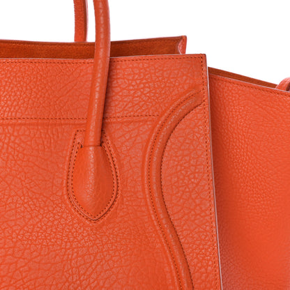 Celine Bullhide Calfskin Medium Phantom Luggage Burnt Orange 11 of 12