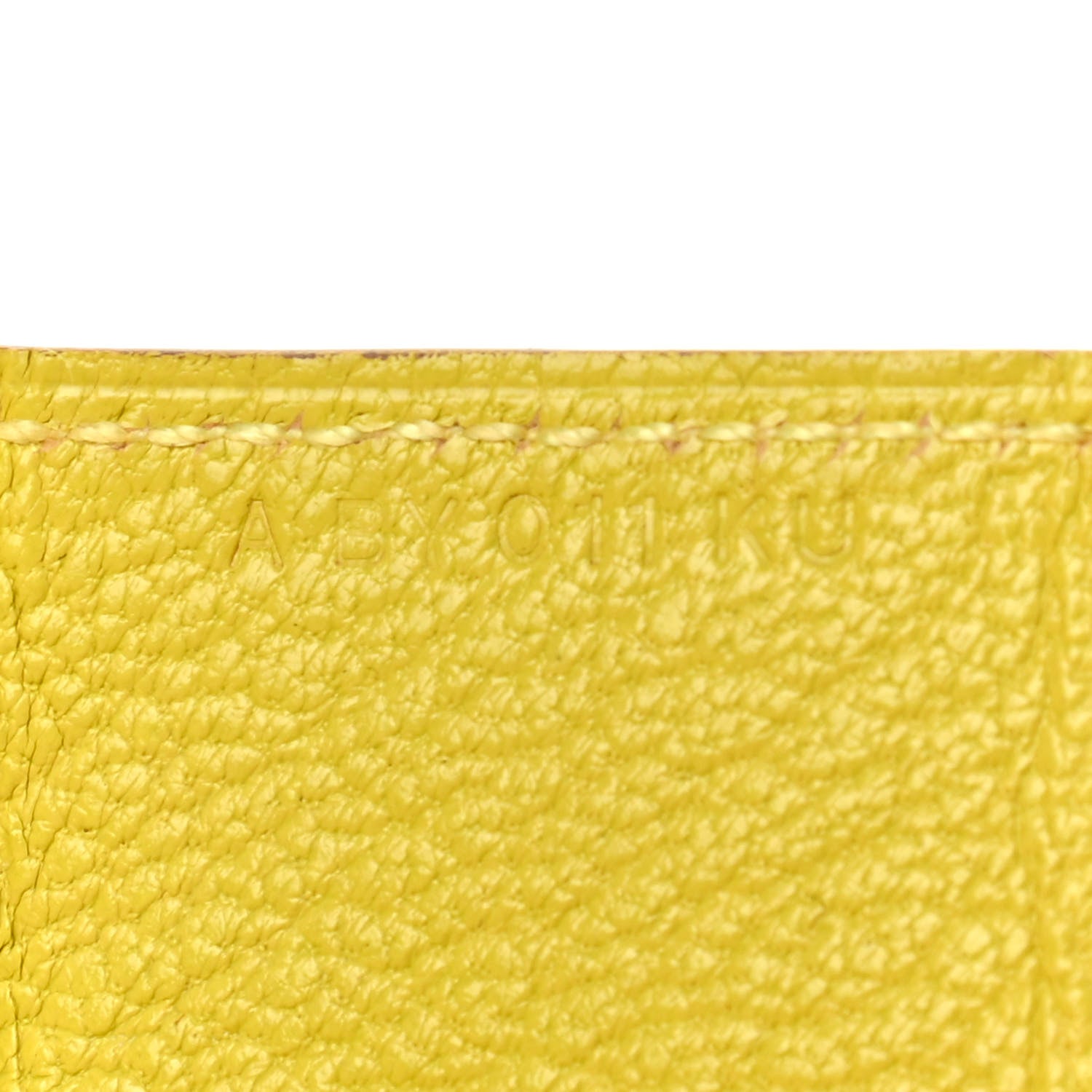 Hermes Chevre Mysore Le 24 Coin Purse Lime 7 of 8