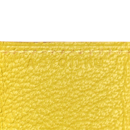 Hermes Chevre Mysore Le 24 Coin Purse Lime 7 of 8