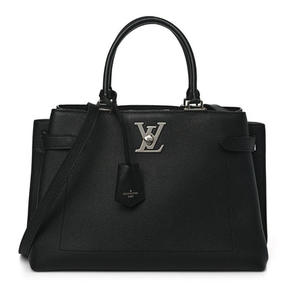 Louis Vuitton Calfskin Lockme Day Black 1 of 9