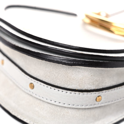 Chloe Calfskin Suede Small Nile Bracelet Bag Airy Grey 9 of 20