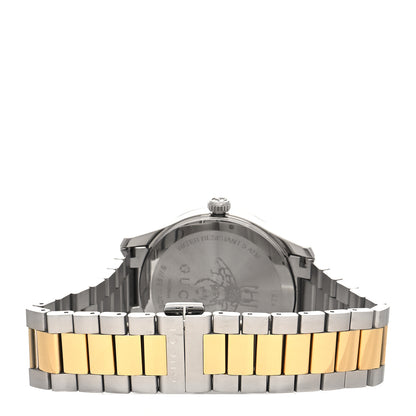 Gucci Stainless Steel 38mm G-Timeless Two Tone Bee Quartz Watch 3 of 5
