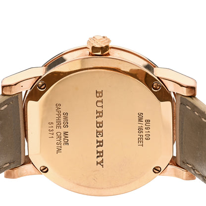 Burberry Stainless Steel Calfskin 33mm The City Quartz Watch Nude BU9109 4 of 6