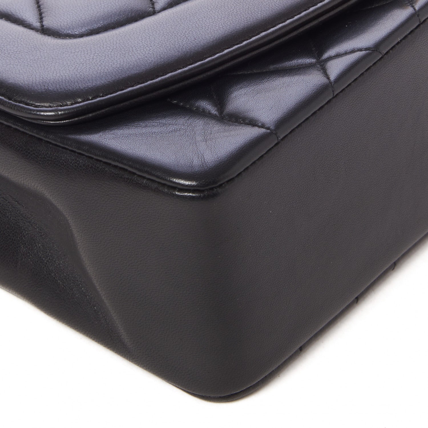 Chanel Lambskin Quilted Medium Single Flap Black 5 of 9