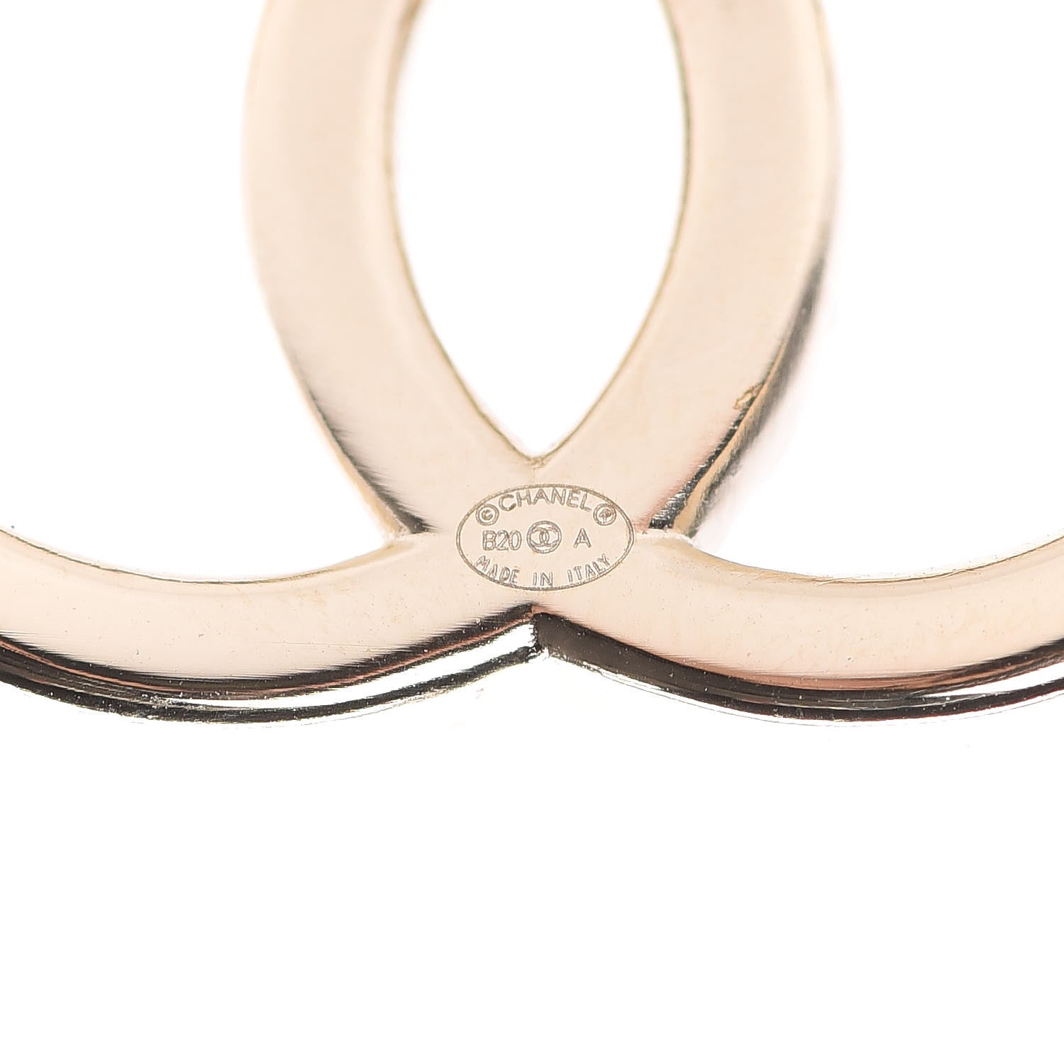 Chanel Baguette Crystal High Society CC Earrings Gold 4 of 5