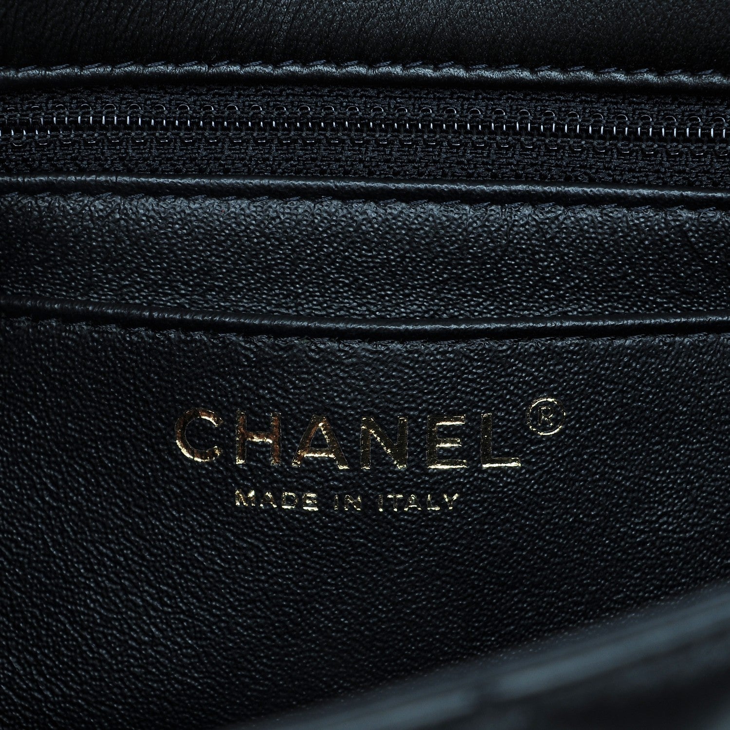 Chanel Lambskin Quilted Mini Rectangular Flap Black 6 of 7