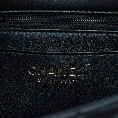 Chanel Lambskin Quilted Mini Rectangular Flap Black 6 of 7
