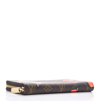 Louis Vuitton Monogram Roses Zippy Wallet 4 of 9