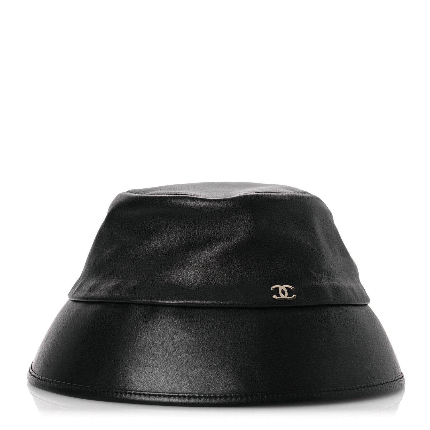 Chanel Lambskin CC Bucket Hat M Black 1 of 9