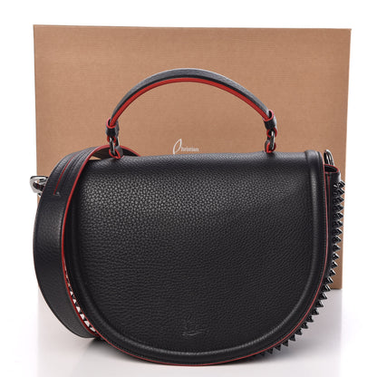 Christian Louboutin Calfskin Spikes Panettone Messenger Black 9 of 9