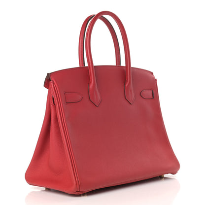 Hermes Epsom Birkin 30 Rouge Casaque 3 of 42