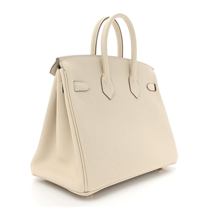 Hermes Togo Birkin 25 Craie 3 of 10