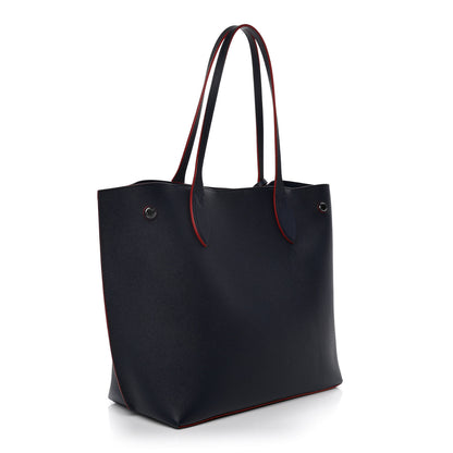 Louis Vuitton Calfskin Lockme Go Tote Marine Rouge 3 of 12