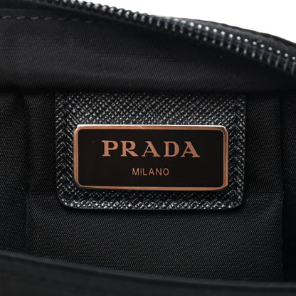 Prada Nylon Flat Messenger Bag Black 6 of 8