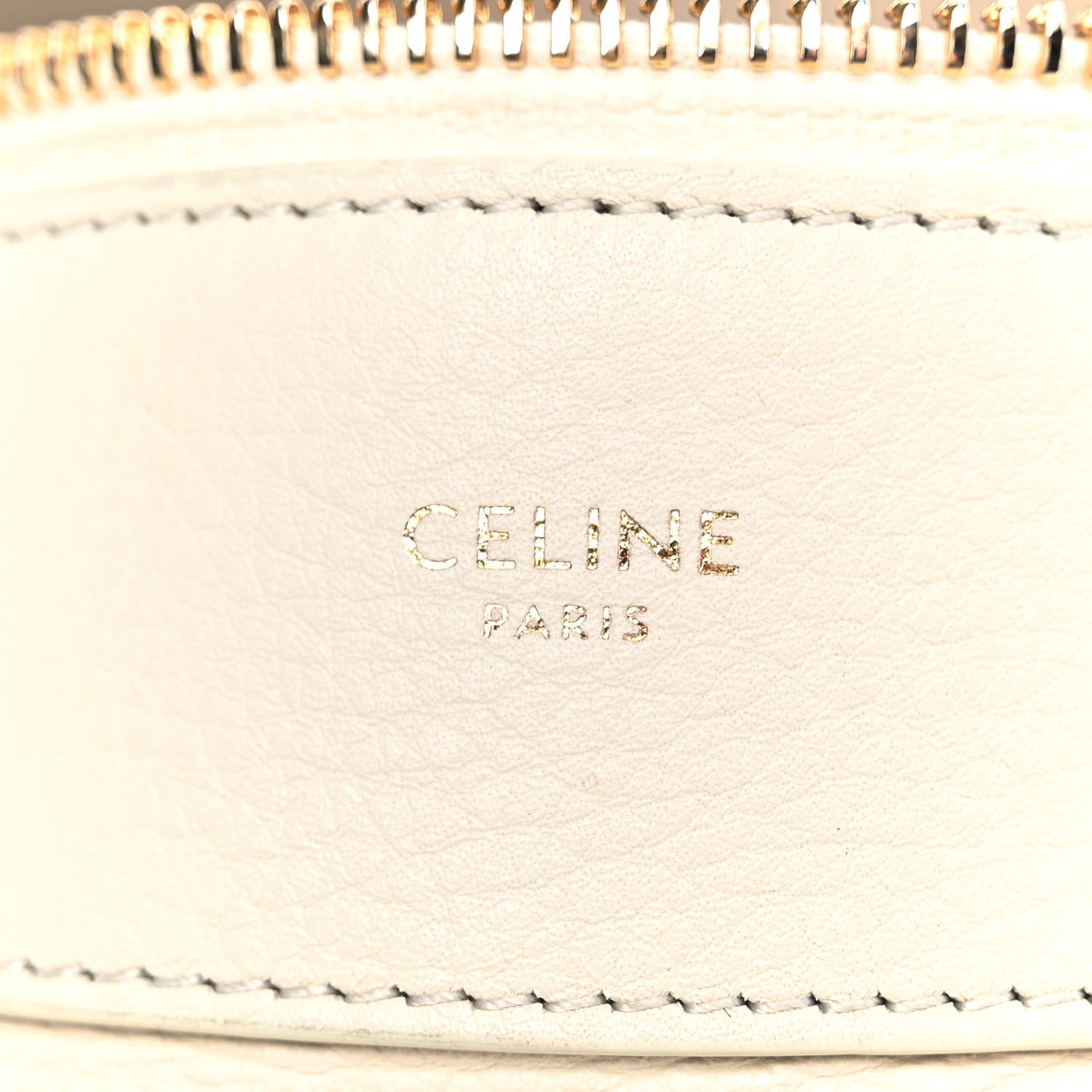 Celine Supple Calfskin Medium Romy Shoulder Bag Rice 6 of 11
