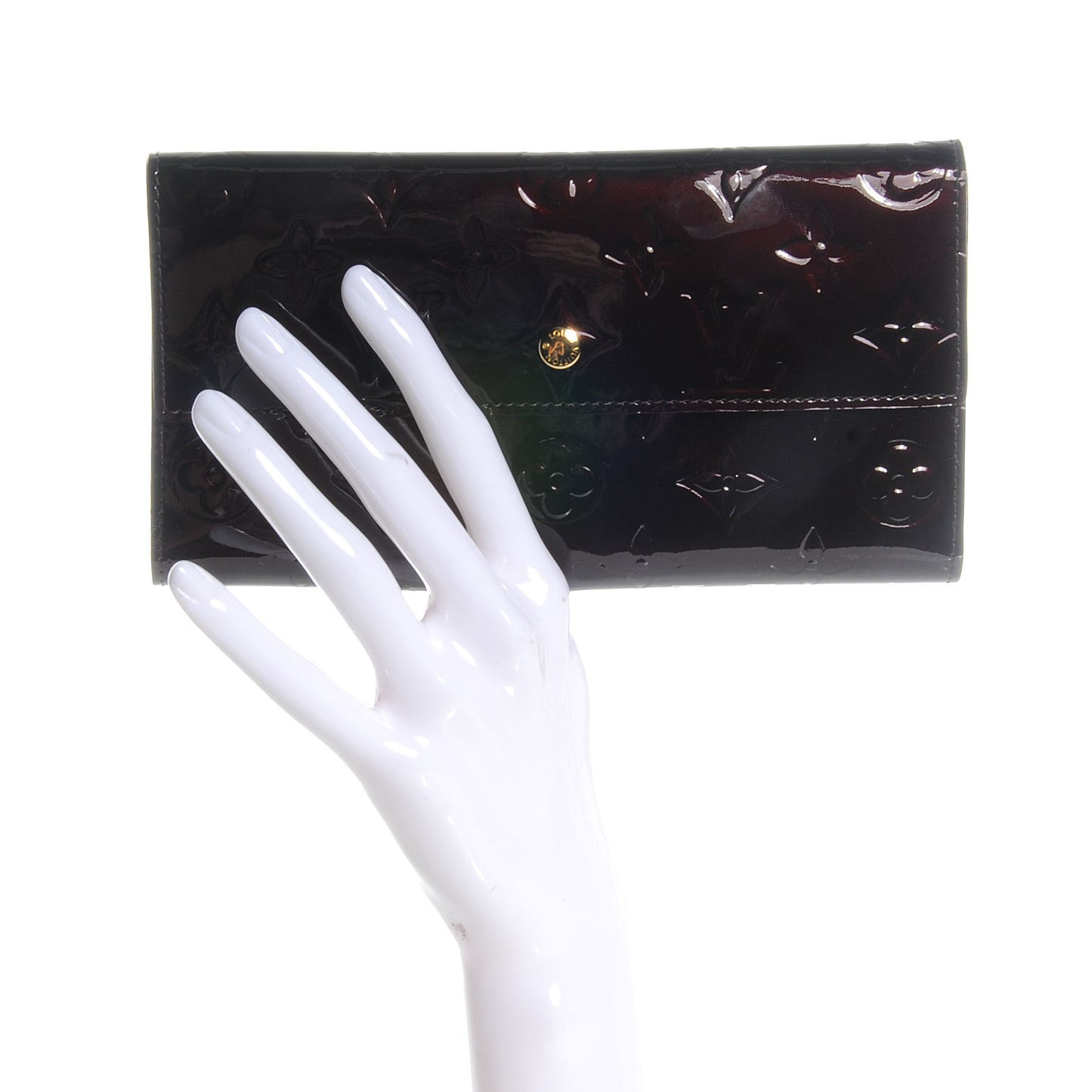 Vernis Porte Tresor International Wallet Amarante