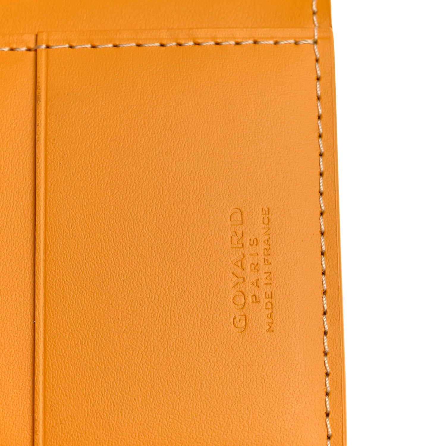 Goyard Goyardine Grenelle Passport Wallet Yellow 6 of 7