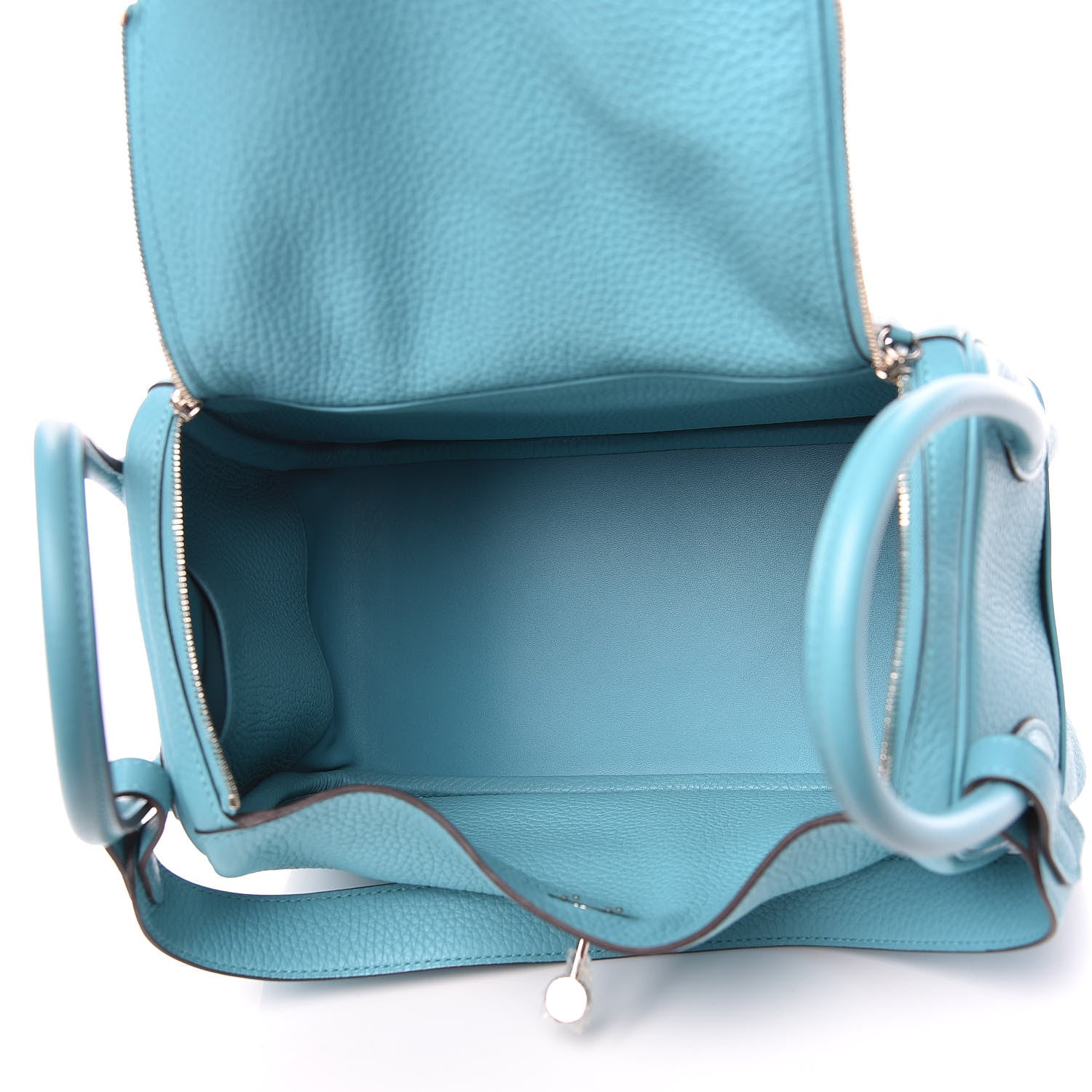 Hermes Taurillon Clemence Lindy 26 Bleu Saint Cyr 5 of 9
