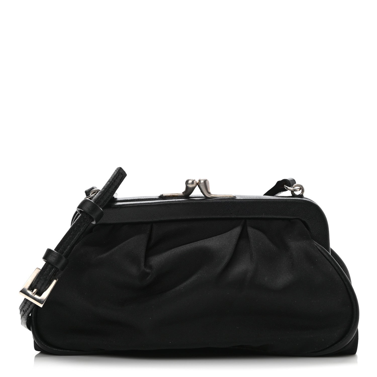 Prada Tessuto Nylon Crossbody Bag Black 1 of 11