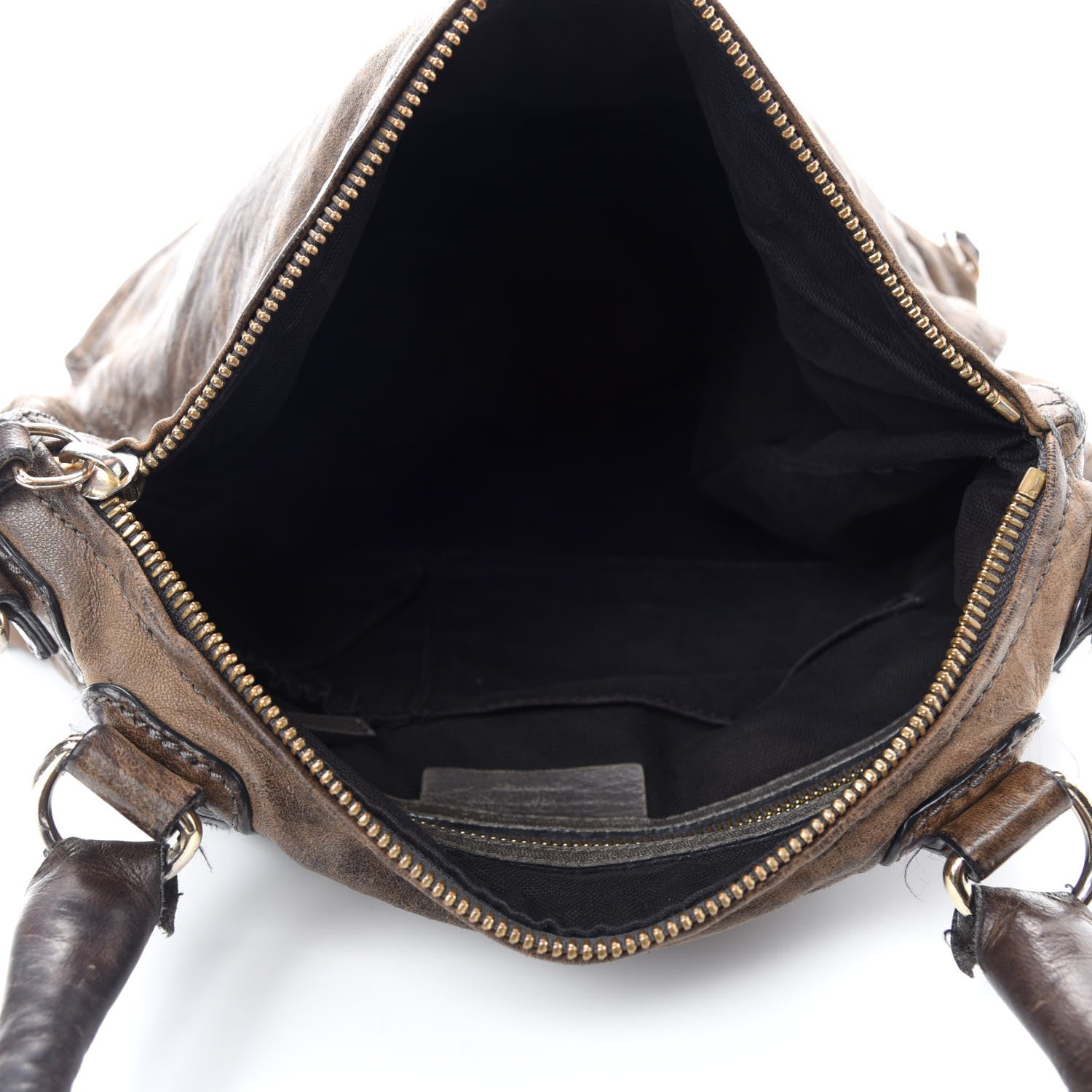 Givenchy Tumbled Sheepskin Medium Pandora Charcoal 5 of 15