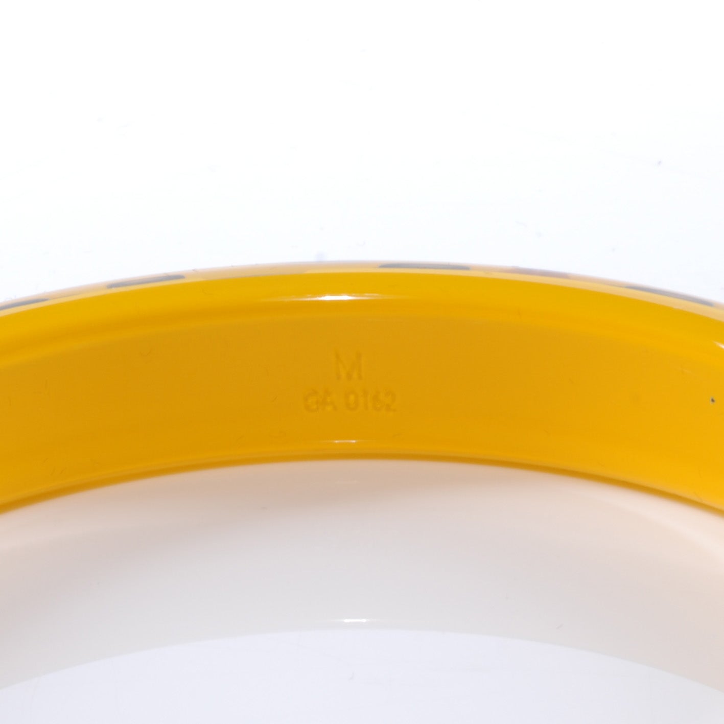 Louis Vuitton Kusama Infinity Dots Bracelet Bangle Medium Yellow 5 of 5