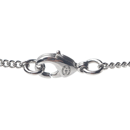 Chanel Lambskin Baguette Crystal CC Necklace Black Silver 3 of 3