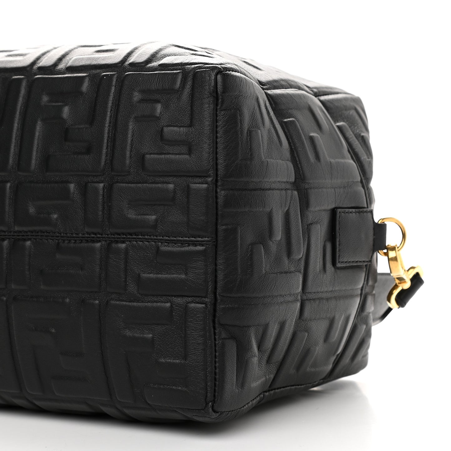 Nappa FF 1974 Embossed Small Boston Black