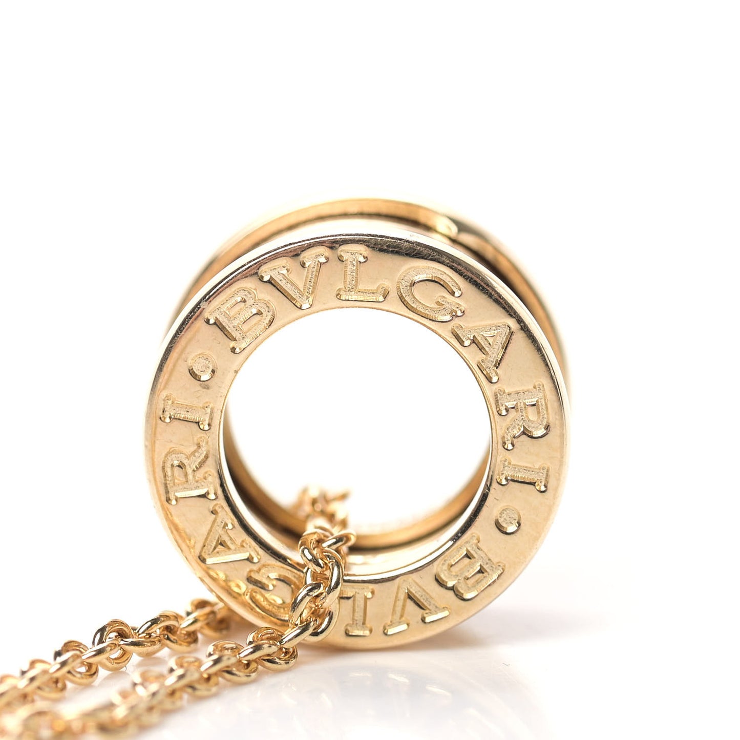 18K Yellow Gold B.Zero1 Pendant Necklace
