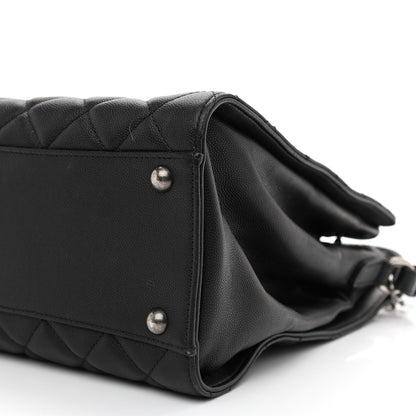 Chanel Caviar Quilted Medium CC Bucket Bag Black 10 of 10