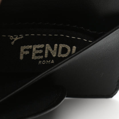 Fendi Vitello Liberty Fun Fair Embossed Passport Cover Black Multicolor 7 of 7