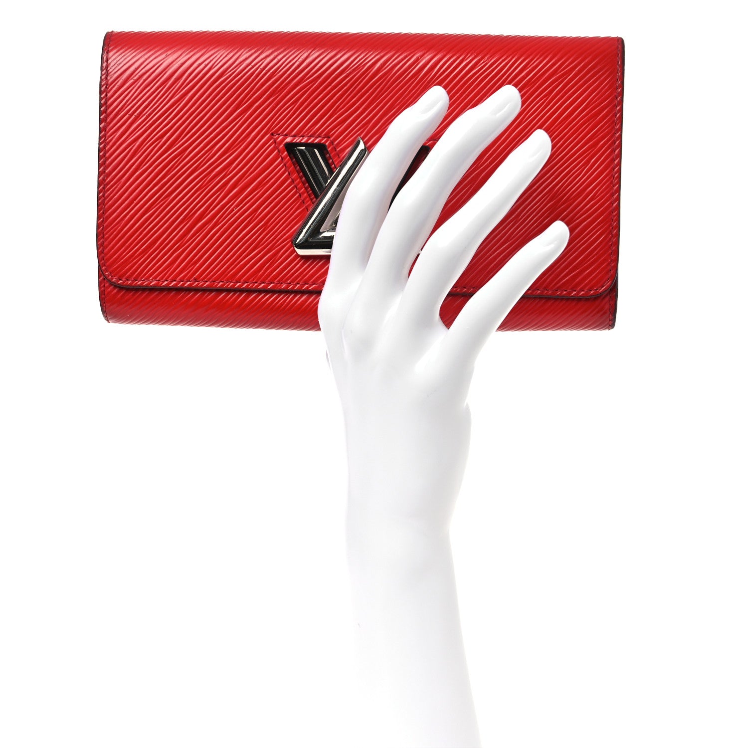 Louis Vuitton Epi Twist Wallet Coquelicot 2 of 13