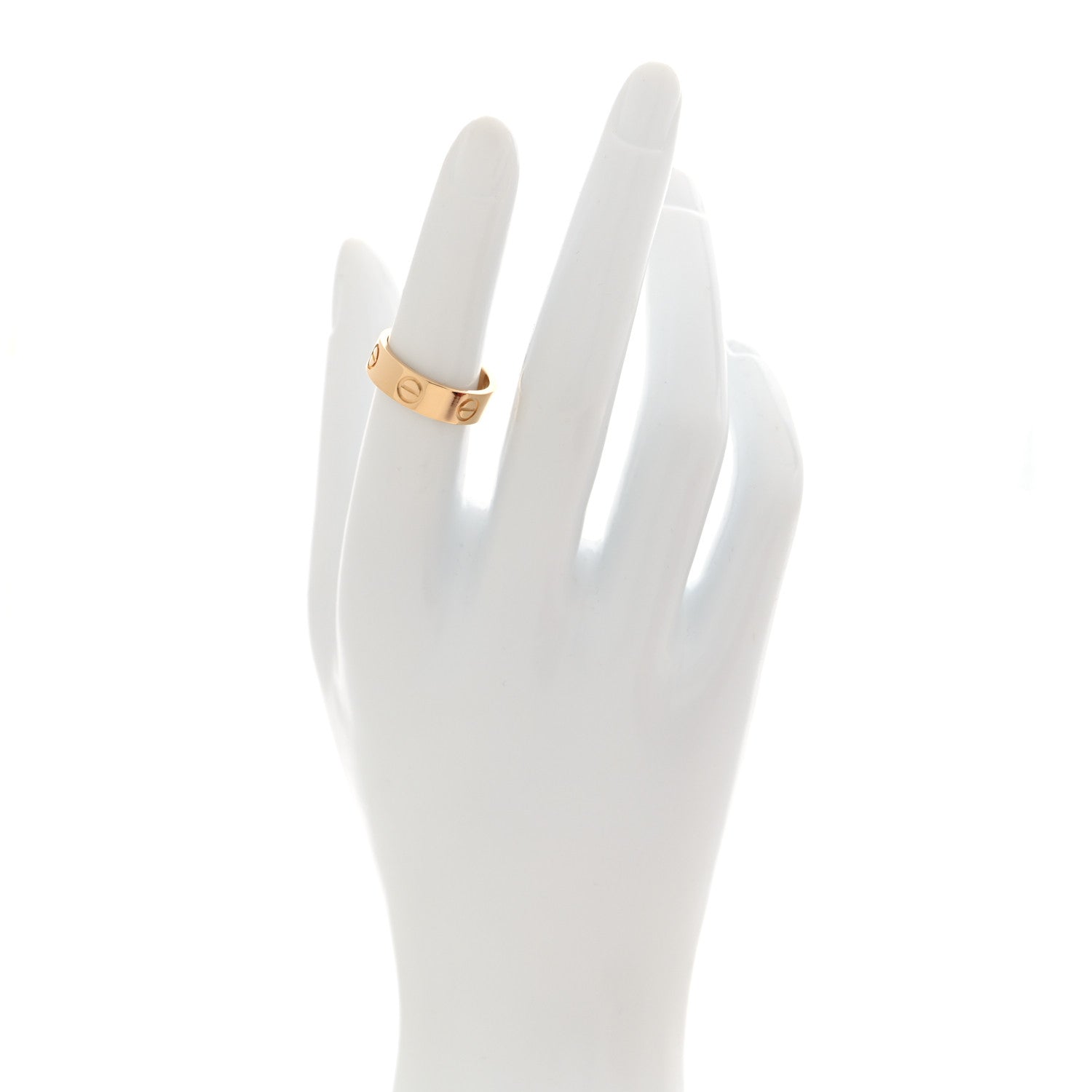 Cartier 18K Yellow Gold 5.5mm LOVE Ring 51 5.75 2 of 5