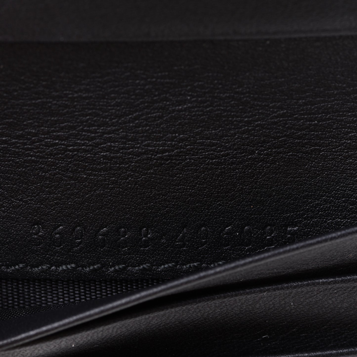 Calfskin Swarovski Crystal Mini GG Sparkling French Flap Wallet Black
