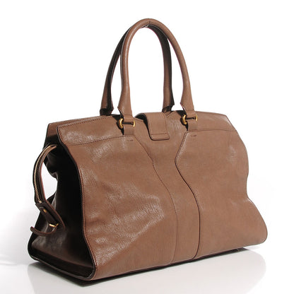 Saint Laurent Sheepskin Medium Cabas ChYc Brown 3 of 9
